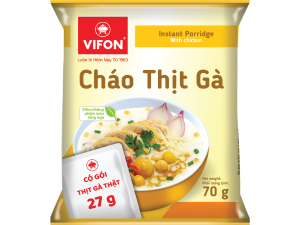 Cháo thịt gà Vifon gói 70g (có gói thịt gà thật)