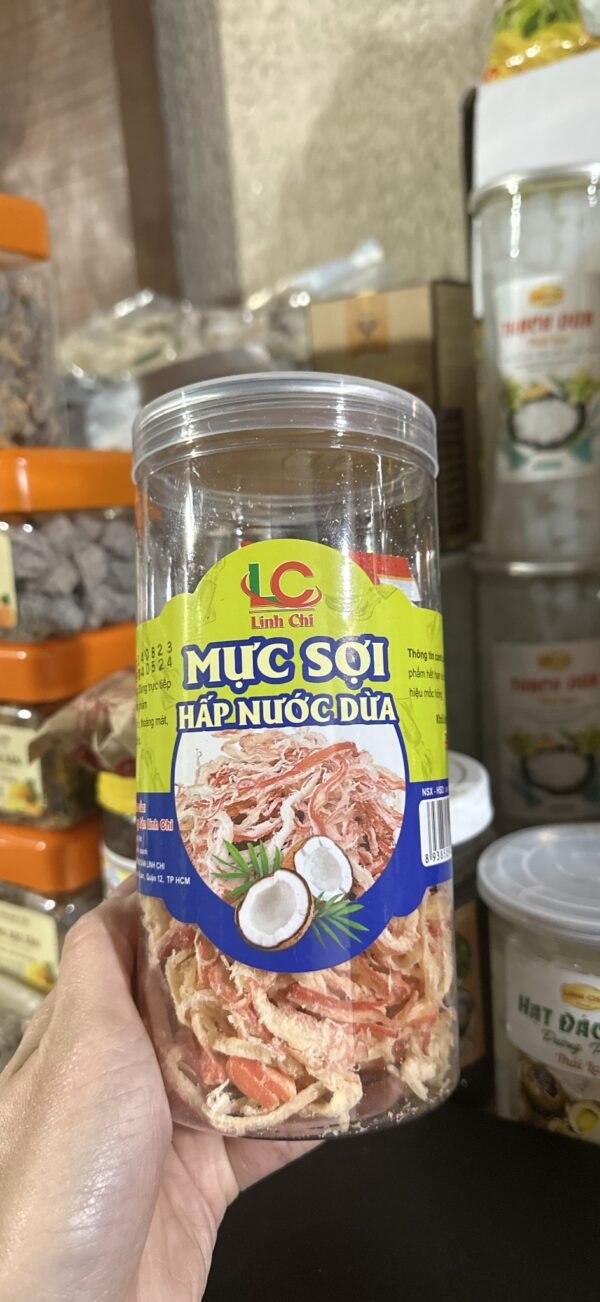 Mực sợi hấp nước dừa - 250g