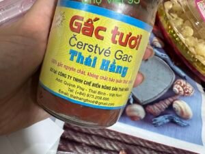 Gấc tươi đóng hộp thái hằng