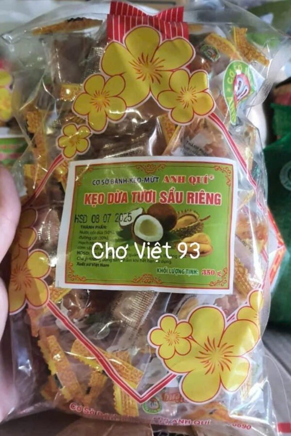 Kẹo dừa vị sầu riêng - Hình ảnh 2