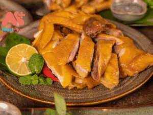 gà đi bộ ủ muối