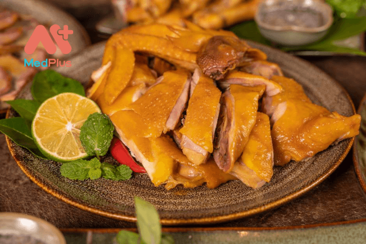 gà đi bộ ủ muối