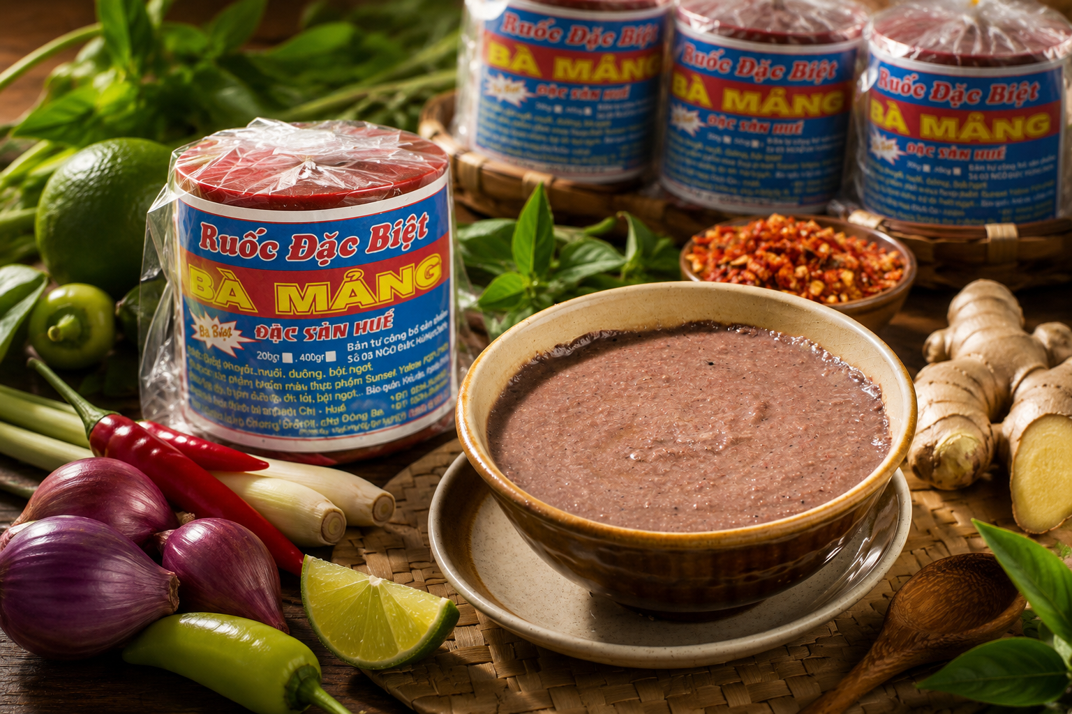 Mắm ruốc BÀ MẢNH( đặc sản Huế) 200g - Ảnh 2