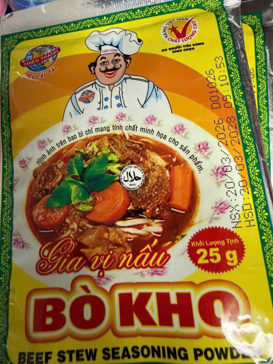 Gia vị nấu bò kho